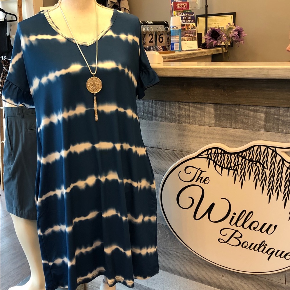 Blue Tie Dye dress